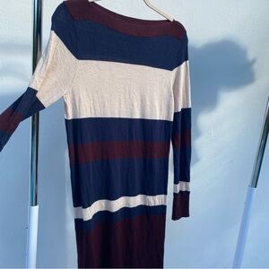 Y2K The Limited Multicolor Stripe Sweater Dress Size Large